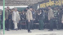 CA Yunus Arrived in Rajbari to observe army winter maneuver