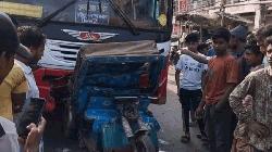 Two minor siblings among 3 killed as bus hits rickshaw in Ctg