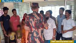 BGB detains 59 pushed in from India at Moulvibazar border