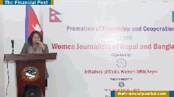 Interaction programme held between women journalists of Nepal and Bangladesh