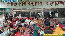 18 Rabindra University students fall ill during hunger strike