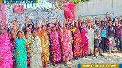 Tea workers protest and rally in Sreemangal against wage discrimination