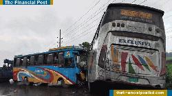 Two killed, 15 hurt in Mymensingh road crash