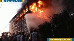 CEPZ fire still raging; 19 units battling to bring blaze under control