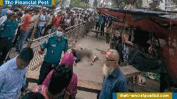 Farmgate pedestrian killed as bearing pad falls; metro services suspended