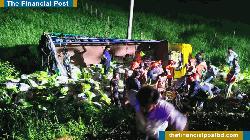 7 killed as truck plunges into ditch in Cumilla