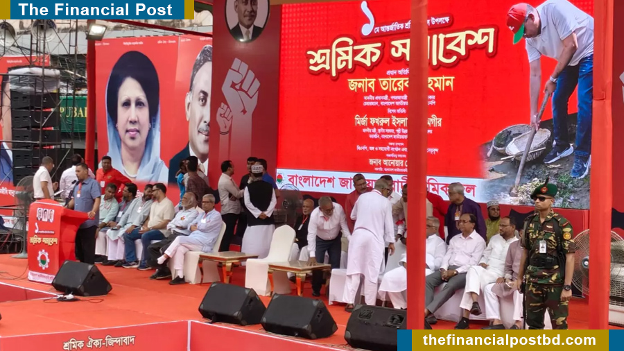 Sramik Dal’s rally begins at Nayapaltan