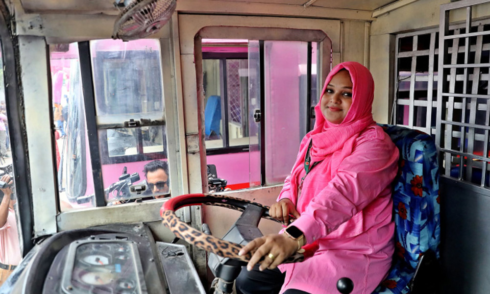 The buses will be operated by women drivers and conductors. Photo: collected
