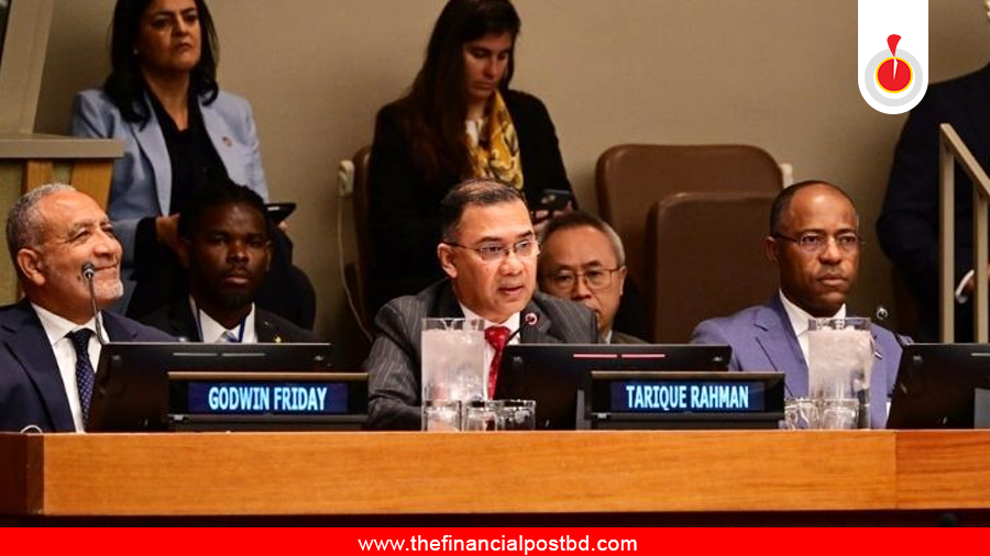 Tarique calls for stronger global action against sea-level rise