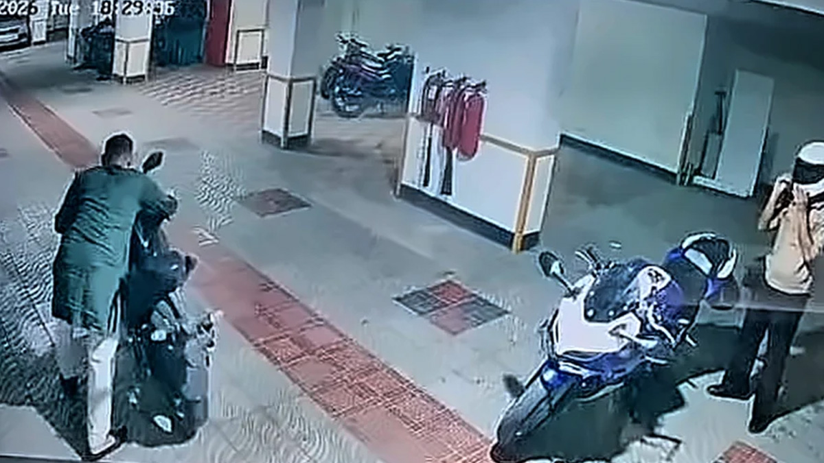 Taken from CCTV footage. On Tuesday evening (October 27), Tahsif left his residence in Uttara on his motorcycle.